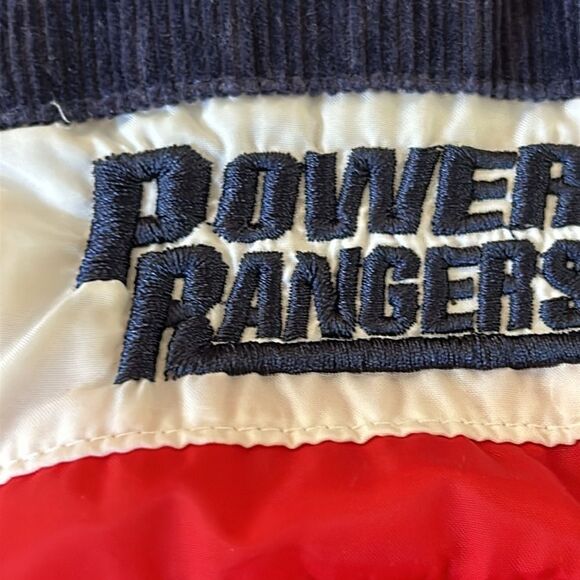 Power💥 Rangers! Go Go Power Rangers Patches! 🚀 Quilted Vest With Corduroy. - Picture 7 of 17